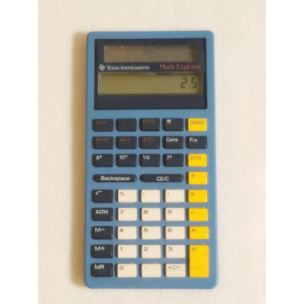 Texas Instrument TI-12 Math Explorer Calculator